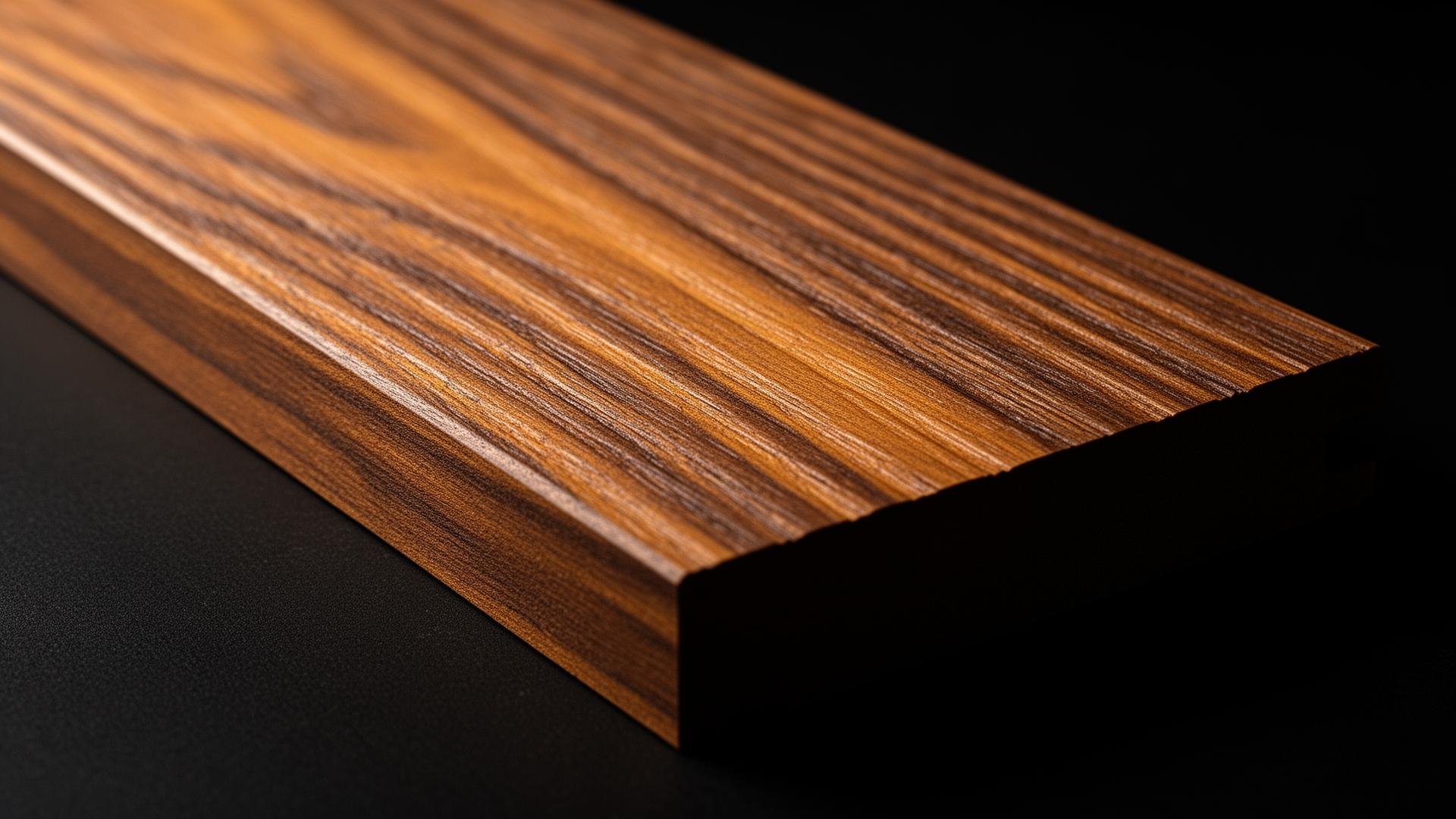 WPC profile cross-section detail
